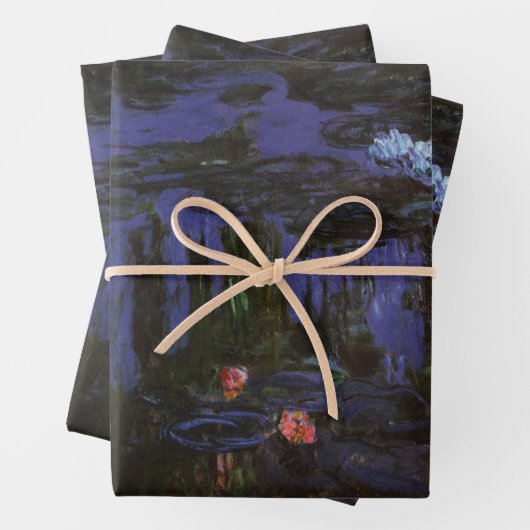 Waterlioenen van Claude Monet, impressionisme Inpakpapier Vel (In situ)