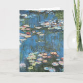 Waterlioenen van Claude Monet, impressionisme Kaart (Voorkant)