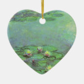 Waterlioenen van Claude Monet,  impressionisme Keramisch Ornament (Voorkant)