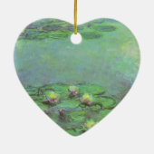 Waterlioenen van Claude Monet,  impressionisme Keramisch Ornament (Achterkant)
