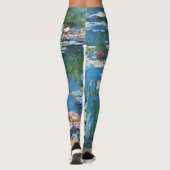Waterlioenen van Claude Monet,  impressionisme Leggings (Achterkant)