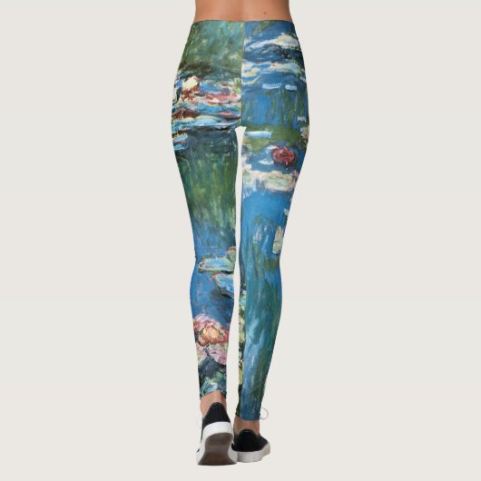 Waterlioenen van Claude Monet,  impressionisme Leggings (Achterkant)