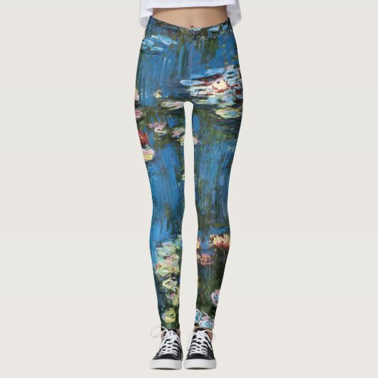 Waterlioenen van Claude Monet,  impressionisme Leggings (Voorkant)