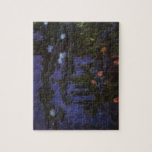 Waterlioenen van Claude Monet,  impressionisme Legpuzzel (Verticaal)