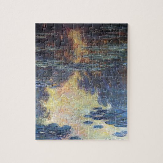 Waterlioenen van Claude Monet,  impressionisme Legpuzzel (Verticaal)