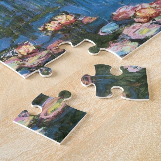 Waterlioenen van Claude Monet,  impressionisme Legpuzzel (Zijkant)