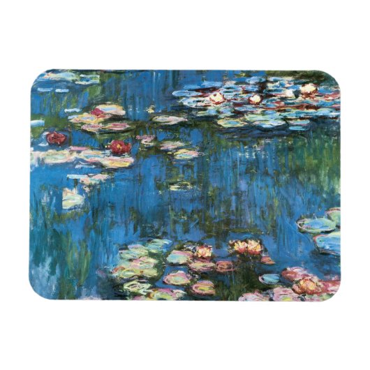 Waterlioenen van Claude Monet,  impressionisme Magneet (Horizontaal)