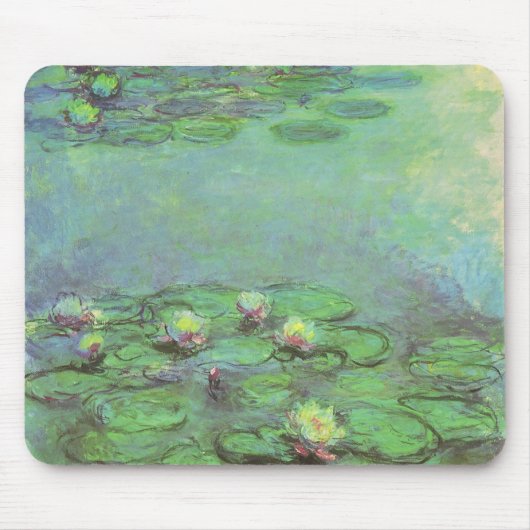 Waterlioenen van Claude Monet,  impressionisme Muismat (Voorkant)