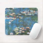 Waterlioenen van Claude Monet,  impressionisme Muismat (Met muis)