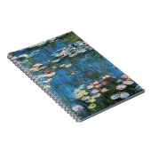 Waterlioenen van Claude Monet,  impressionisme Notitieboek (Rechterzijde)