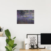 Waterlioenen van Claude Monet,  impressionisme Poster (Thuiskantoor)