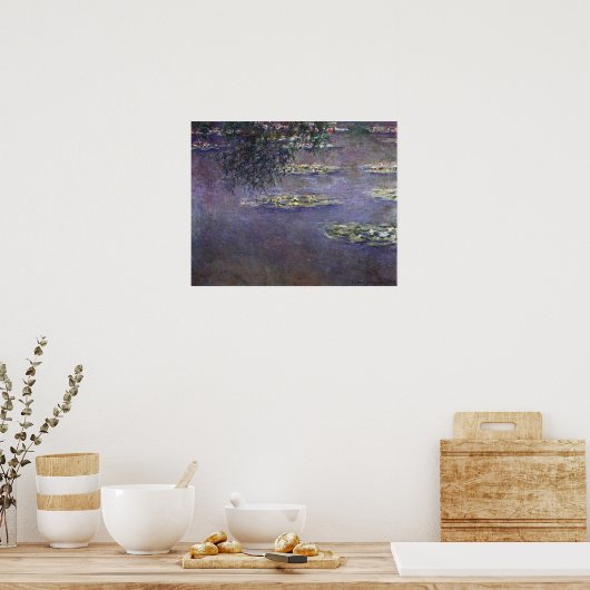 Waterlioenen van Claude Monet,  impressionisme Poster (Keuken)