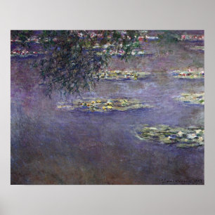 Waterlioenen van Claude Monet,  impressionisme Poster