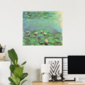 Waterlioenen van Claude Monet,  impressionisme Poster (Thuiskantoor)