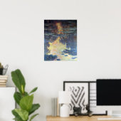 Waterlioenen van Claude Monet,  impressionisme Poster (Thuiskantoor)