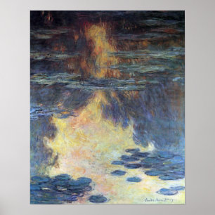 Waterlioenen van Claude Monet,  impressionisme Poster