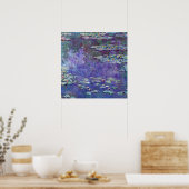 Waterlioenen van Claude Monet,  impressionisme Poster (Keuken)