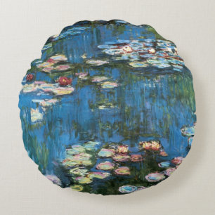 Waterlioenen van Claude Monet,  impressionisme Rond Kussen