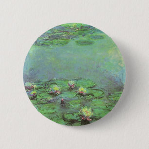 Waterlioenen van Claude Monet,  impressionisme Ronde Button 5,7 Cm