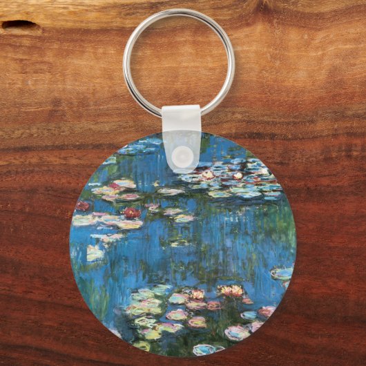 Waterlioenen van Claude Monet, impressionisme Sleutelhanger (Achterkant)