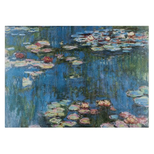 Waterlioenen van Claude Monet,  impressionisme Snijplank (Voorkant)