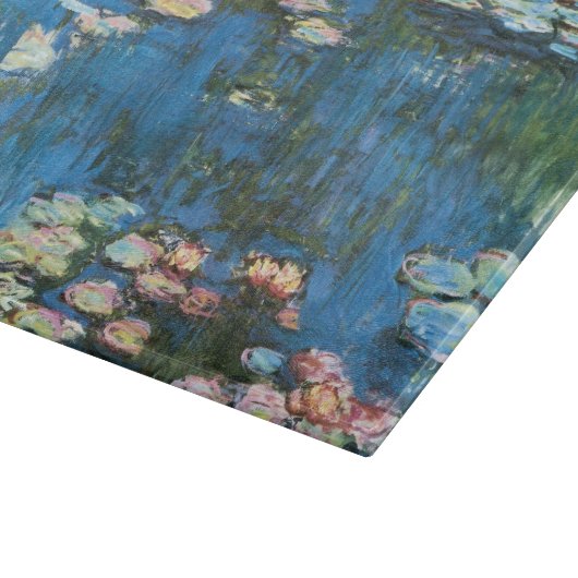 Waterlioenen van Claude Monet,  impressionisme Snijplank (Hoek)