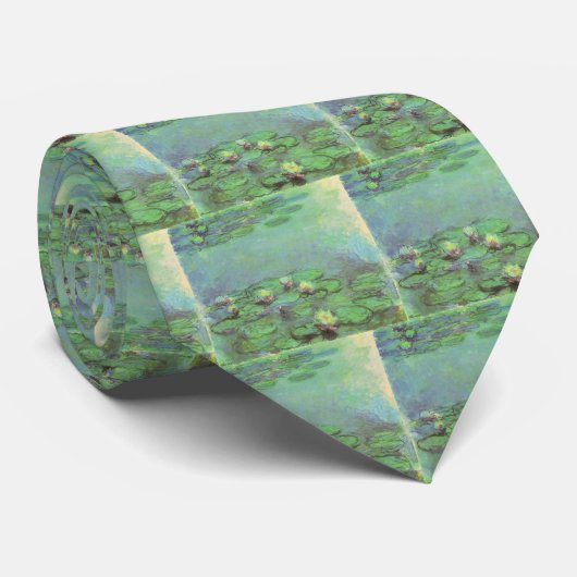 Waterlioenen van Claude Monet,  impressionisme Stropdas (Opgerold)