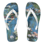 Waterlioenen van Claude Monet, impressionisme Teenslippers (Voetbed)