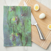 Waterlioenen van Claude Monet,  impressionisme Theedoek (Quarter Fold)