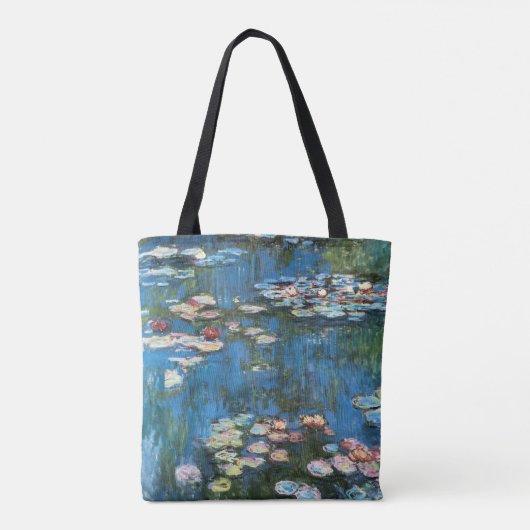 Waterlioenen van Claude Monet,  impressionisme Tote Bag (Achterkant)