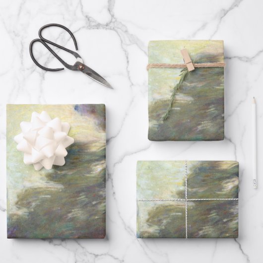 Waterlioenen van Claude Monet,  Kunst Inpakpapier Vel (Voorkant)