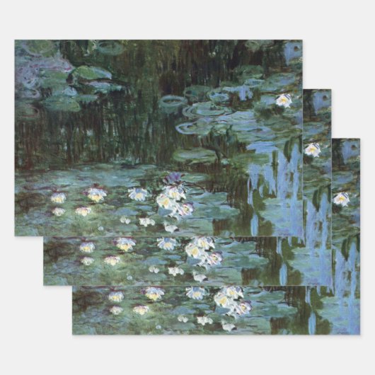 Waterlioenen van Claude Monet, Kunst Inpakpapier Vel (Set)