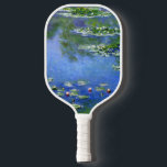 Waterlioenen van Claude Monet,  Kunst Pickleball Paddle<br><div class="desc">Waterlivons van Claude Monet is een kunstschilderij met een kunstschilderij met waterlappen in een vijver in de tuin van Monet in zijn huis in Giverny, Frankrijk. Een zonnige lente of zomerdag met de heldere blauwe hemel die in de vijver reflecteert. Claude Monet genoot van het schilderen "en plein air" of...</div>