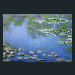 Waterlioenen van Claude Monet,  Kunst Placemat<br><div class="desc">Waterlivons van Claude Monet is een kunstschilderij met een kunstschilderij met waterlappen in een vijver in de tuin van Monet in zijn huis in Giverny, Frankrijk. Een zonnige lente of zomerdag met de heldere blauwe hemel die in de vijver reflecteert. Claude Monet genoot van het schilderen "en plein air" of...</div>