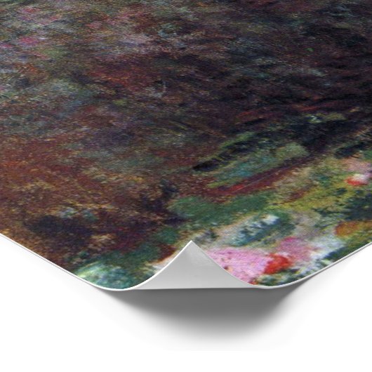 Waterlioenen van Claude Monet, Kunst Poster (Hoek)