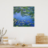Waterlioenen van Claude Monet,  Kunst Poster (Keuken)