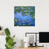 Waterlioenen van Claude Monet,  Kunst Poster (Thuiskantoor)