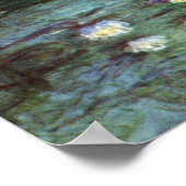 Waterlioenen van Claude Monet,  Kunst Poster (Hoek)
