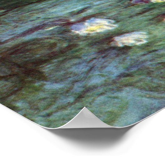 Waterlioenen van Claude Monet,  Kunst Poster (Hoek)