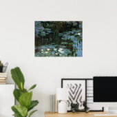 Waterlioenen van Claude Monet,  Kunst Poster (Thuiskantoor)