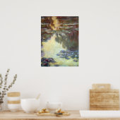 Waterlioenen van Claude Monet,  Kunst Poster (Keuken)