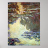 Waterlioenen van Claude Monet,  Kunst Poster (Voorkant)