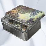 Waterlioenen van Claude Monet,  Kunst Puzzel<br><div class="desc">Waterlivons van Claude Monet is een kunstschilderij met een kunstschilderij met waterlappen in een vijver in de tuin van Monet in zijn huis in Giverny, Frankrijk. De reflecties van de wilg-boom bevinden zich in het water met een zonsondergang. Claude Monet genoot van het schilderen "en plein air" of "in de...</div>