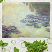 Waterlioenen van Claude Monet,  Kunst Theedoek (Gevouwen)