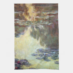 Waterlioenen van Claude Monet,  Kunst Theedoek