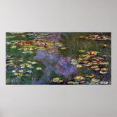 Waterlioenen van Claude Monet,  Natuur Kunst Poster (Voorkant)