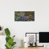 Waterlioenen van Claude Monet,  Natuur Kunst Poster (Thuiskantoor)