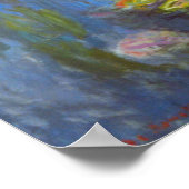 Waterlioenen van Claude Monet,  Natuur Kunst Poster (Hoek)