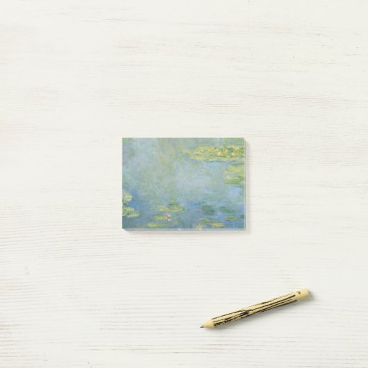 Waterlioenen van Claude Monet Post-it® Notes (Op bureau)
