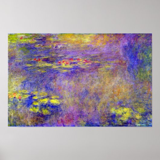 Waterlioenen van Claude Monet Poster (Voorkant)